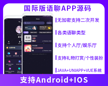 JAVA国际版多语言语聊大厅语音聊天APP系统源码-济南壹软网络科技